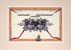 "Doble sentido (TwoFaceNote)" Collage satírico de monedas