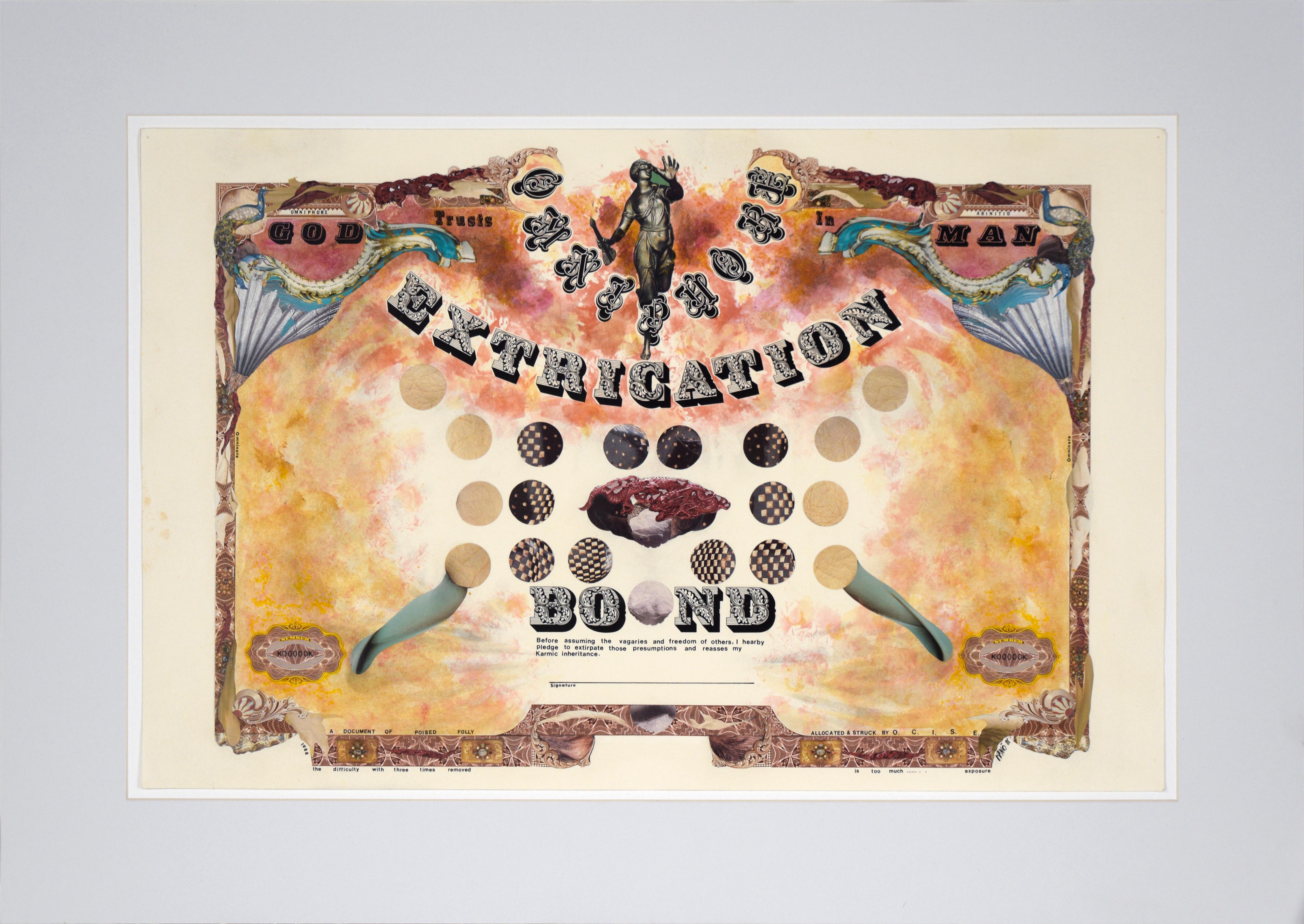 "Extrication Bond" Collage satirico di bond