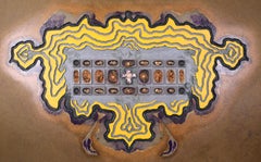 "Mind Your Manner" Abstract Relief Sculpture