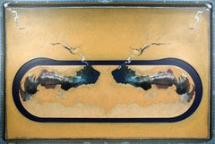 "Escultura abstracta en relieve "A horcajadas de ciego