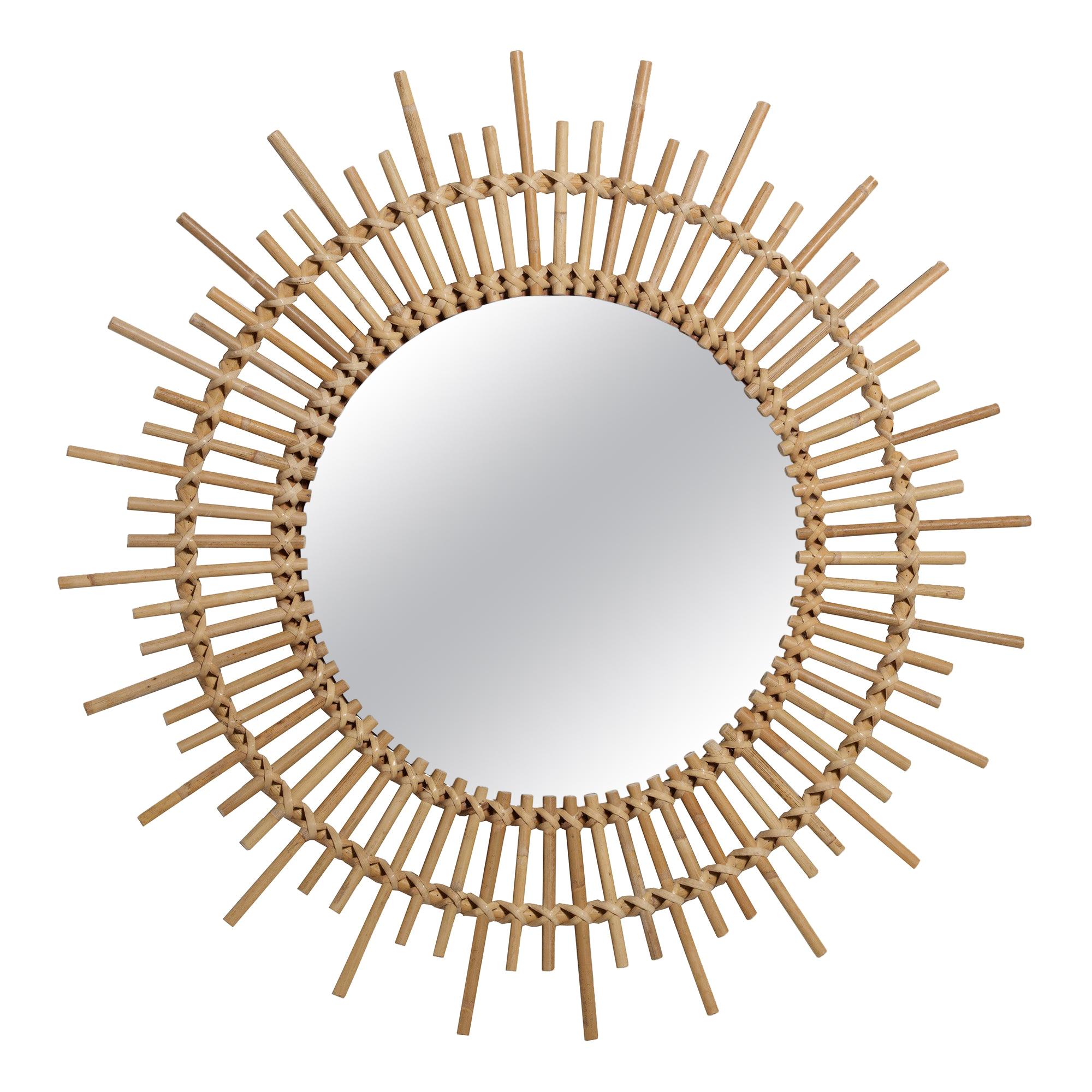 Mickey Mirror in Natural Glass by CuratedKravet