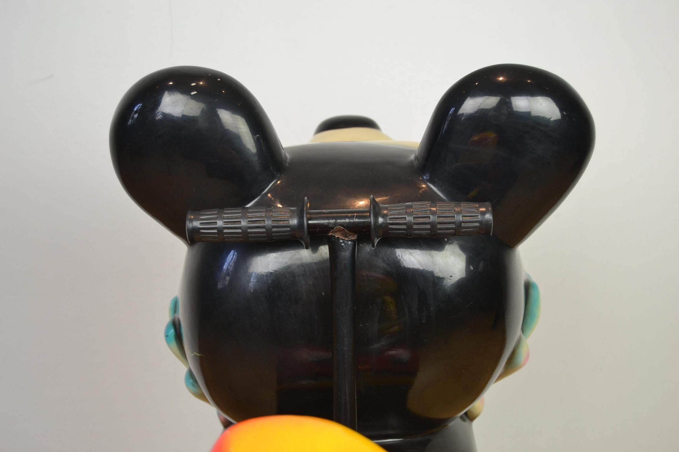 Mickey Mouse Carousel Figure on Swing in the Style of Bernard Kindt 10