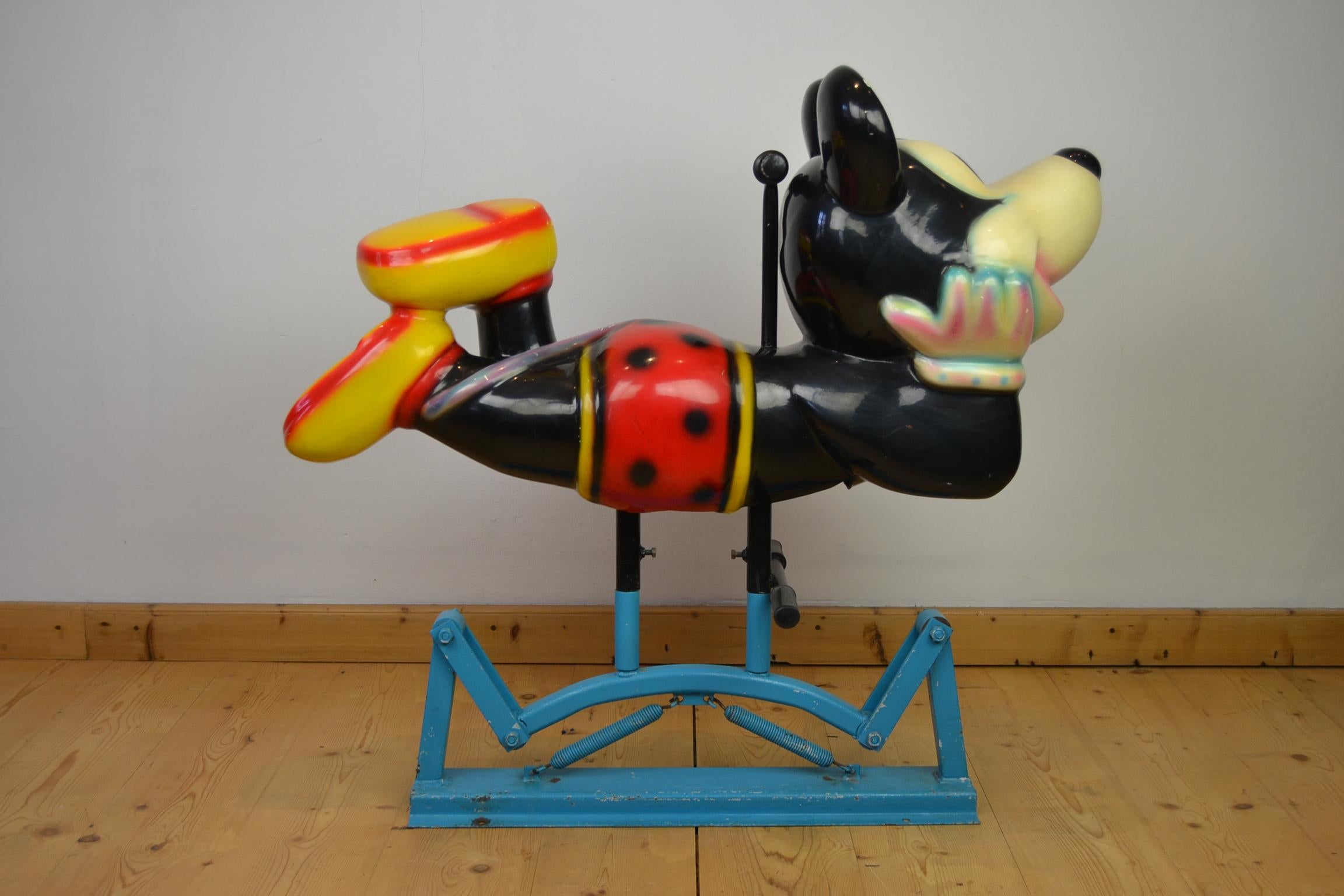 Mickey Mouse Carousel Figure on Swing in the Style of Bernard Kindt 11