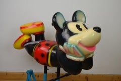 Mickey Mouse Carousel Figure on Swing in the Style of Bernard Kindt