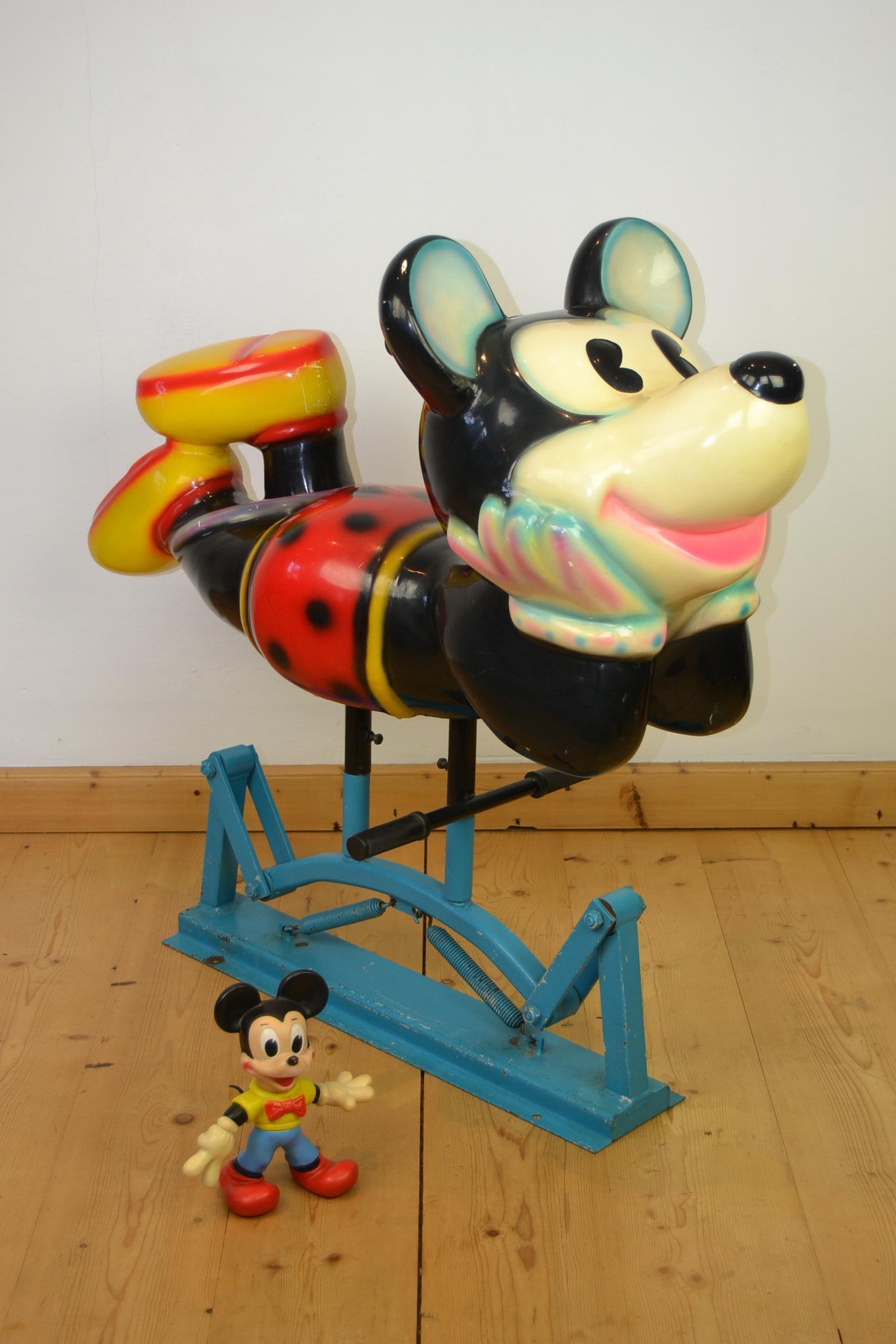 Mickey Mouse Carousel Figure on Swing in the Style of Bernard Kindt 13