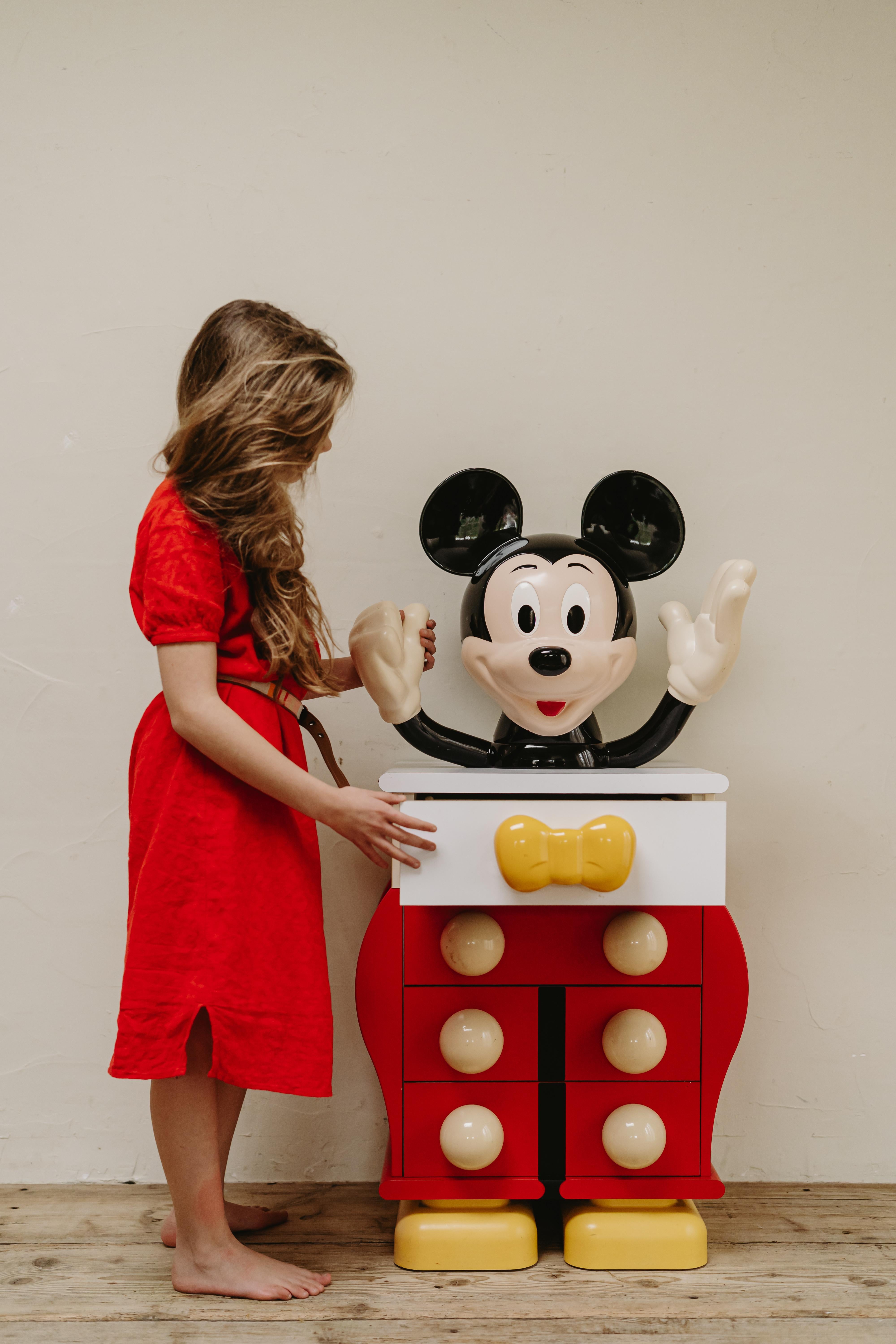 French Mickey Mouse Chest of Drawers by Pierre Colleu for Starform