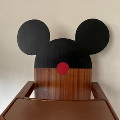 Mickey Mouse Child's High Chair France circa 1990