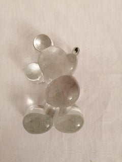 Mickey Mouse Glass Figurine, Paperweight