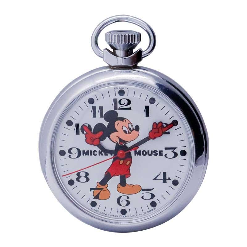gold mickey mouse pocket watch