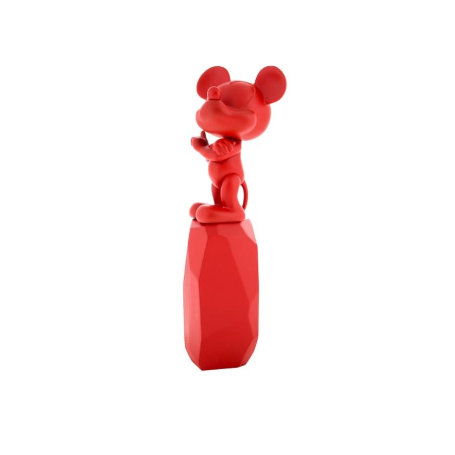 French In Stock in Los Angeles, 17 inches Red Mickey Mouse Rock Pop Figurine