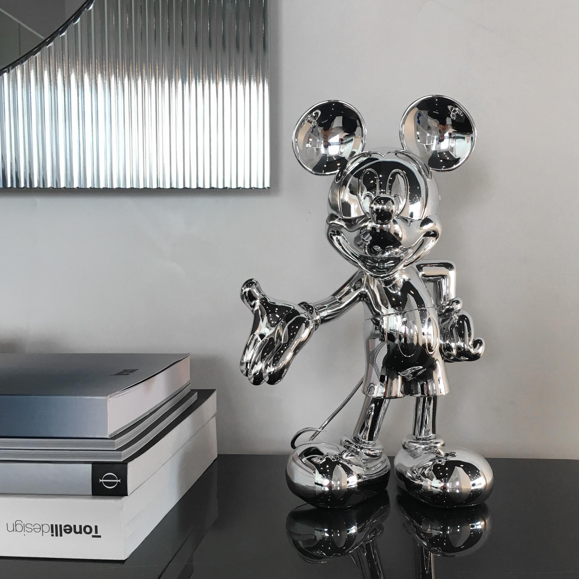 silver mickey mouse