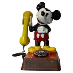 Téléphone Mickey Mouse:: années 1980