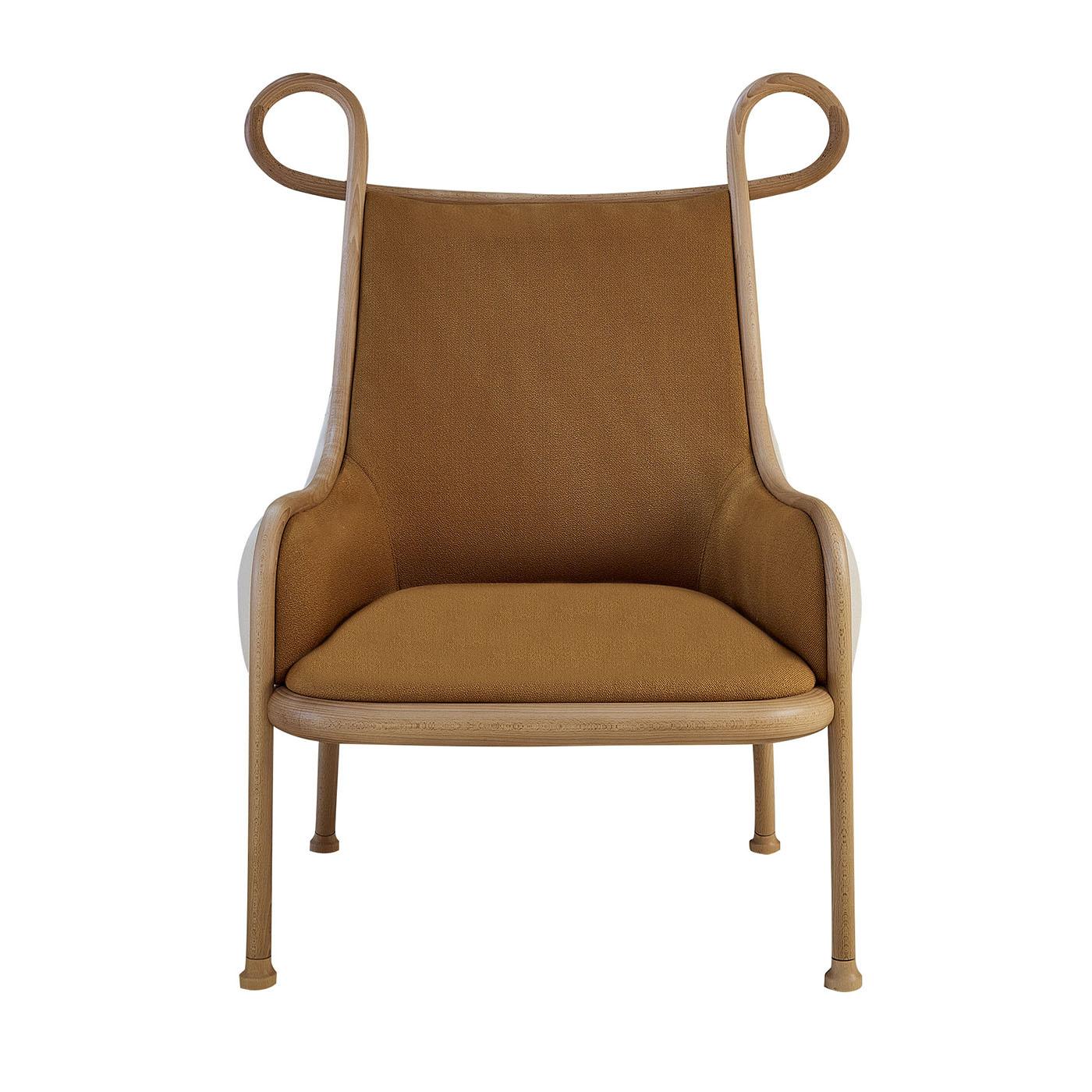 Mickey Natural Lounge Chair by India Mahdavi In New Condition For Sale In Milan, IT