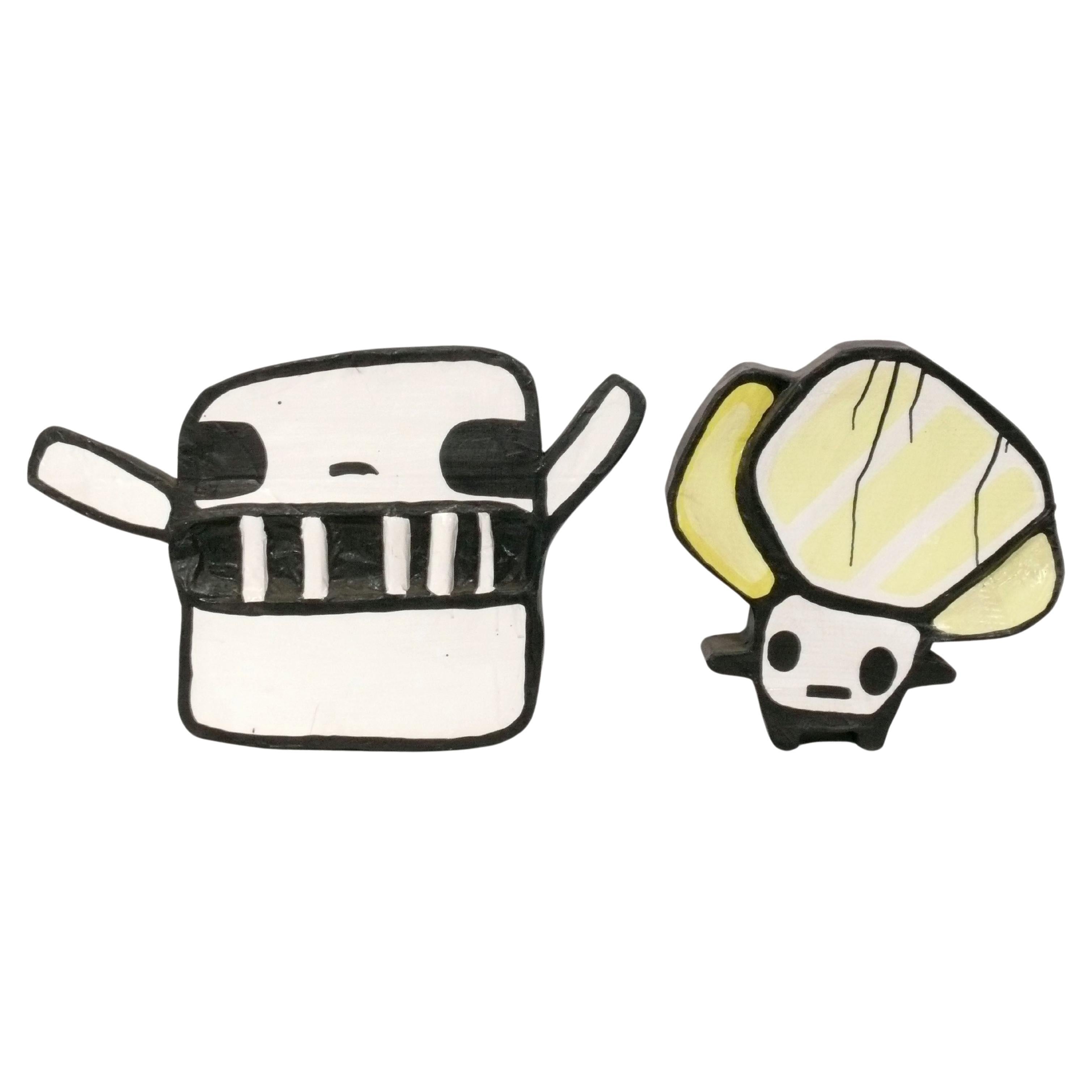 Mickry 3 Post Modern Sculptures Swiss circa 2000s Pop Art For Sale