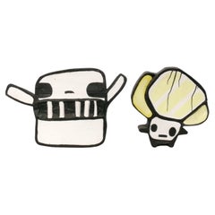 Mickry 3 sculture postmoderne svizzere degli anni 2000 circa Pop Art