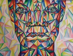 Le miroir à deux faces - Peinture de Miclea Roxana - 2017