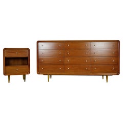 MiCM Cavalier Furniture Dresser & Night Stand Set