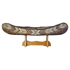 Antique MicMac Canoe