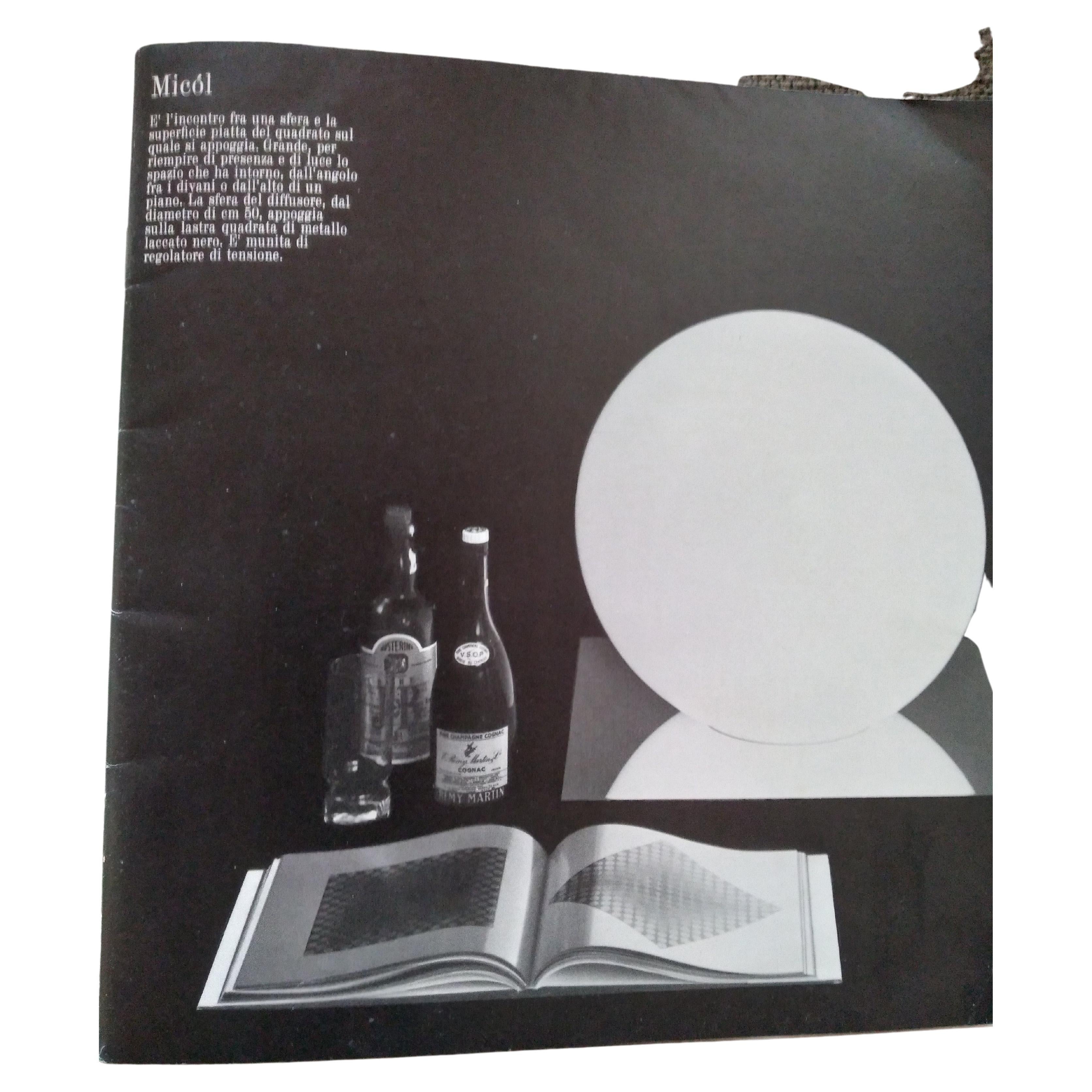 Mid-Century Modern Micol Table Lamp By Sergio Mazza & Giuliana Gramigna from Quattrifolio 1970s For Sale