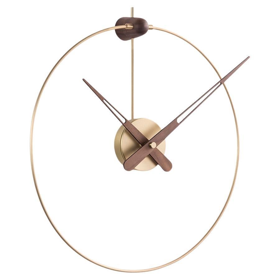 Horloge murale en or Micro Anda