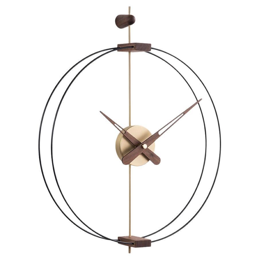 Micro Barcelona Gold wall clock For Sale