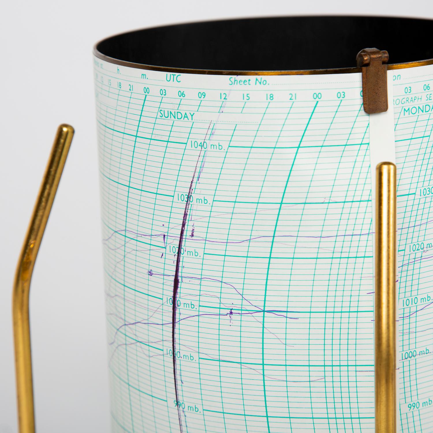 Glass Micro-Barograph by Short & Mason of London For Sale