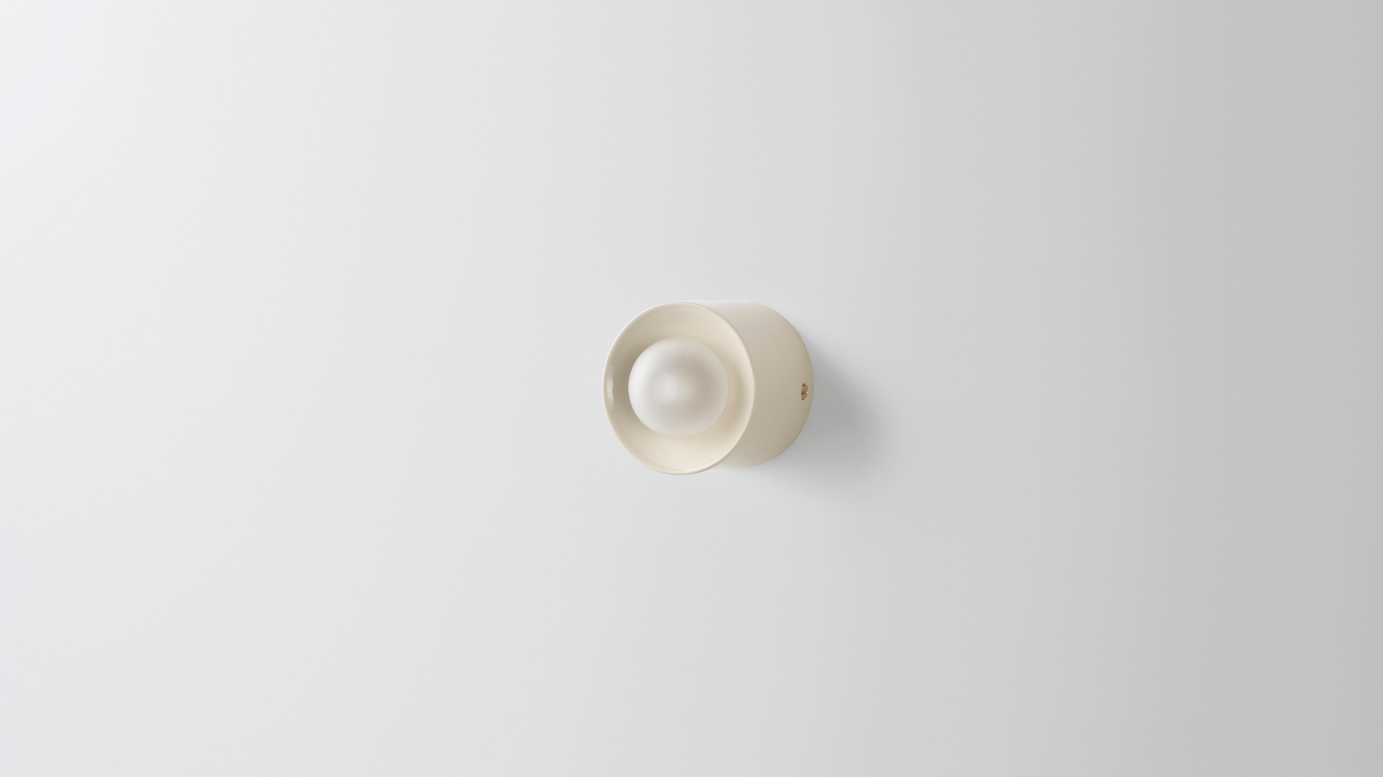 Australian Micro Ceramic Anton Wall Sconce by Volker Haug