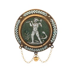 Broche micro mosaico