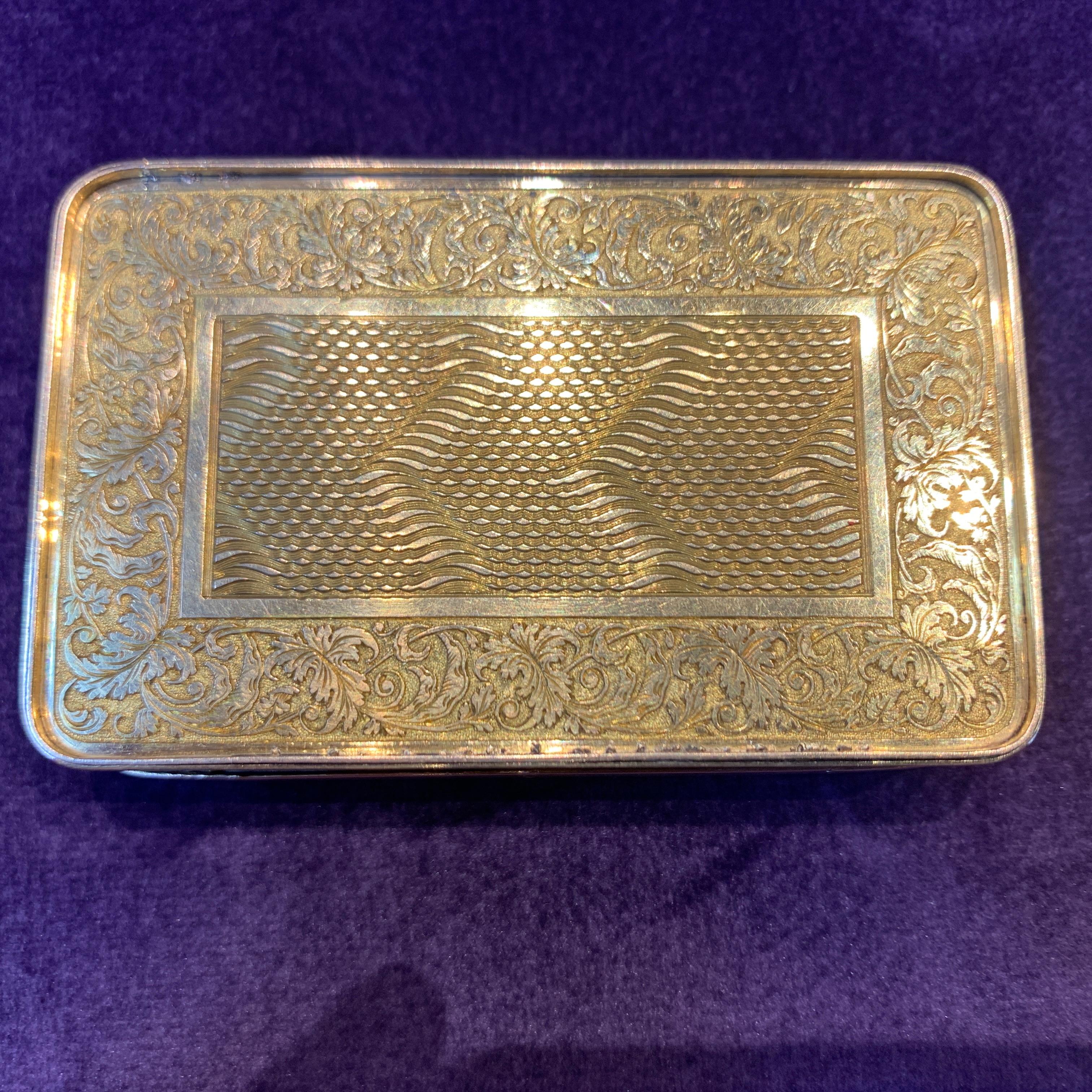 Micro Mosaic Gold Snuff Box 10