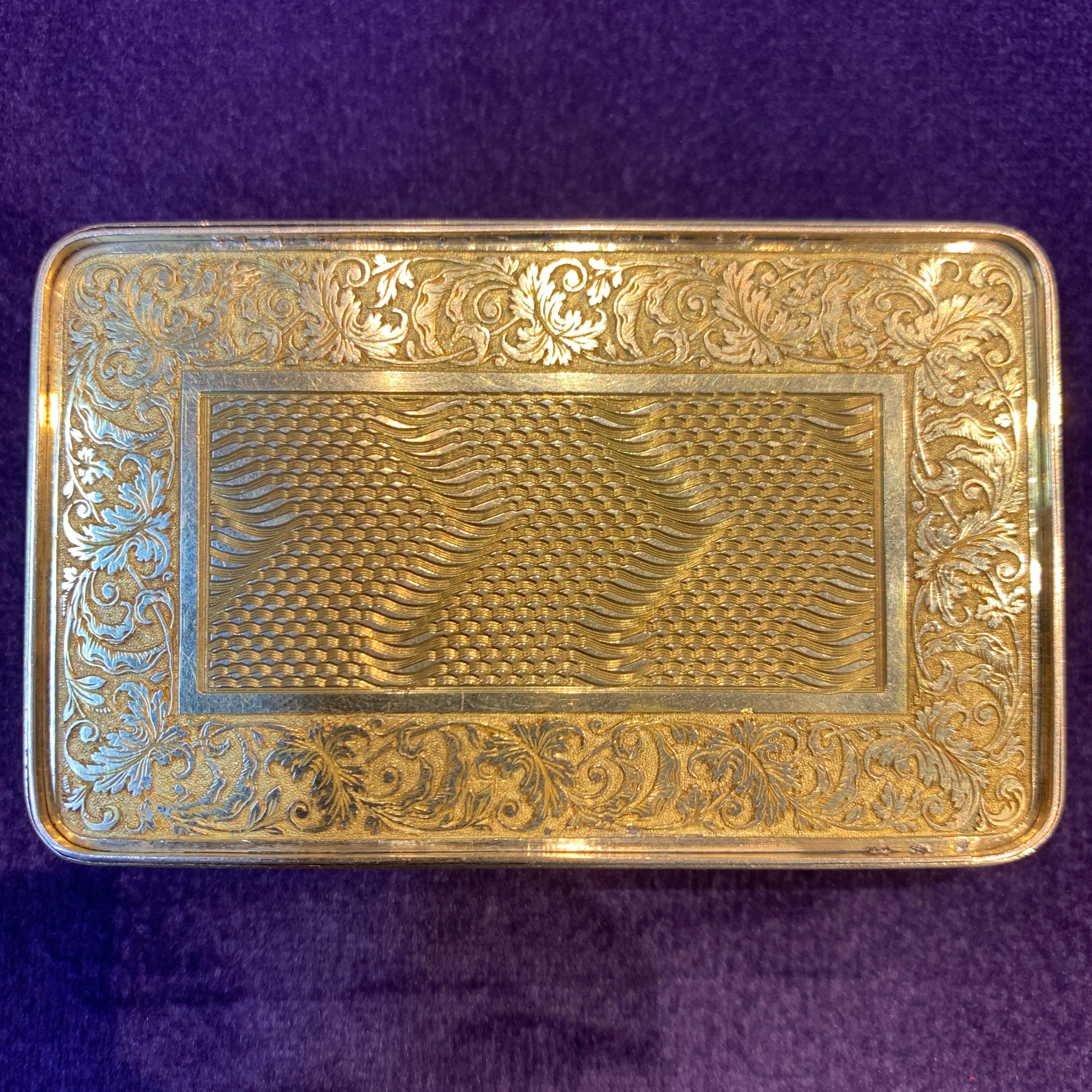 Micro Mosaic Gold Snuff Box 4