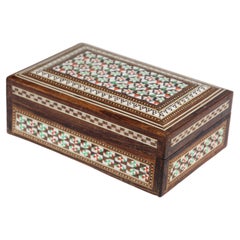 Micro Mosaic Moorish Inlaid Decorative Box