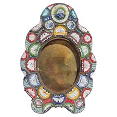 Micro Mosaic Picture Frame Italy Circa 1890