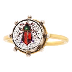 Anillo de micromosaico c1880