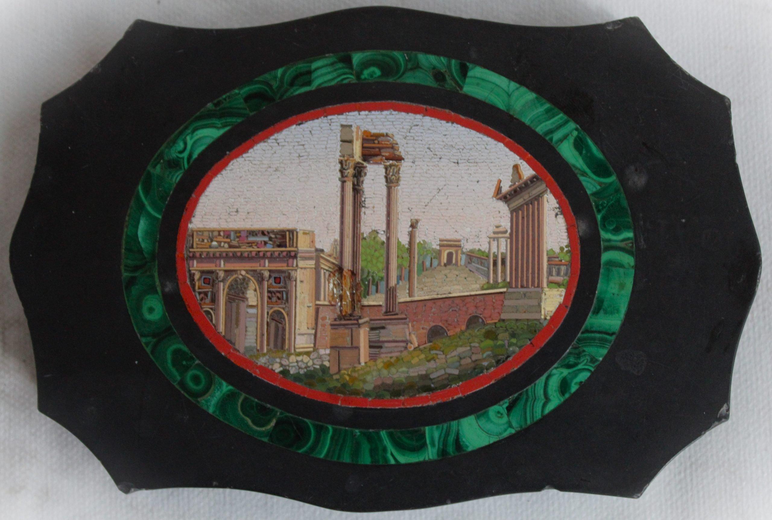 Mosaic Micro-mosaic Roman Forum For Sale