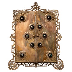 Antique Micro-Mosaic Victorian Dressing Mirror circa 1880