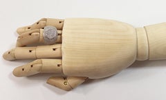 Micro-Pave Diamond, 18k Yellow Gold Ring