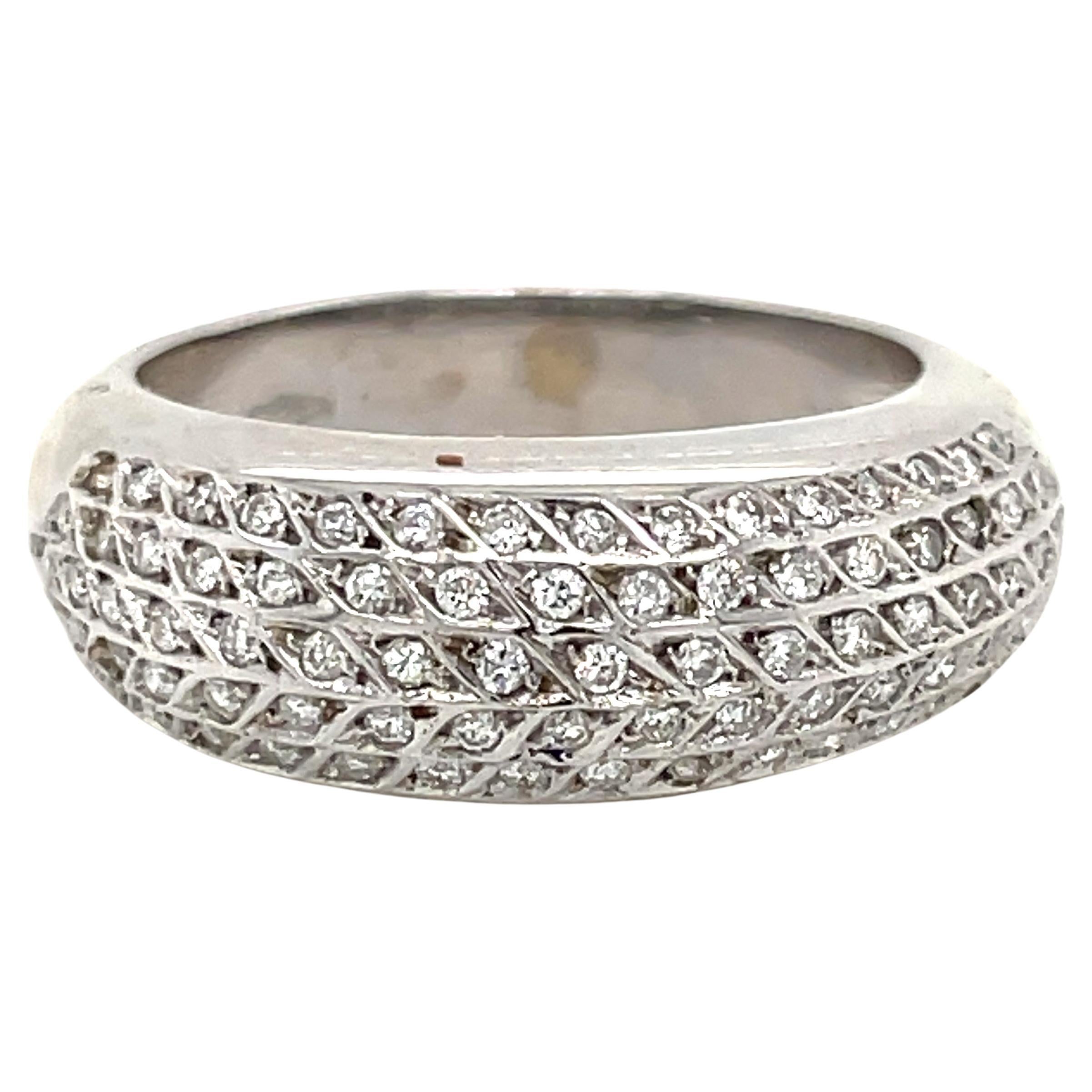 Micro Pave Diamond Gold Ring