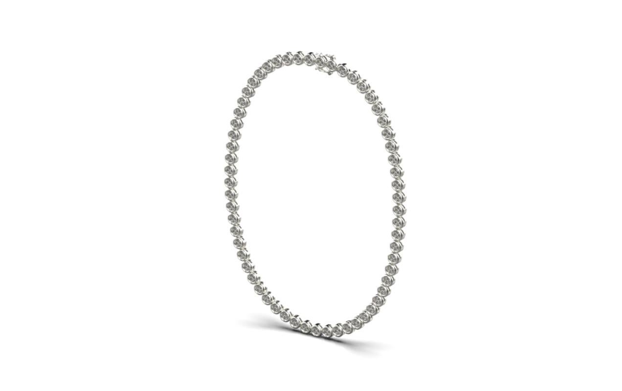 Product Details: 

Introducing our Micro Pave Necklace, an exquisite piece that seamlessly marries delicate craftsmanship with dazzling brilliance. This necklace boasts a total carat weight of 2.74, featuring an intricate micro pave setting that