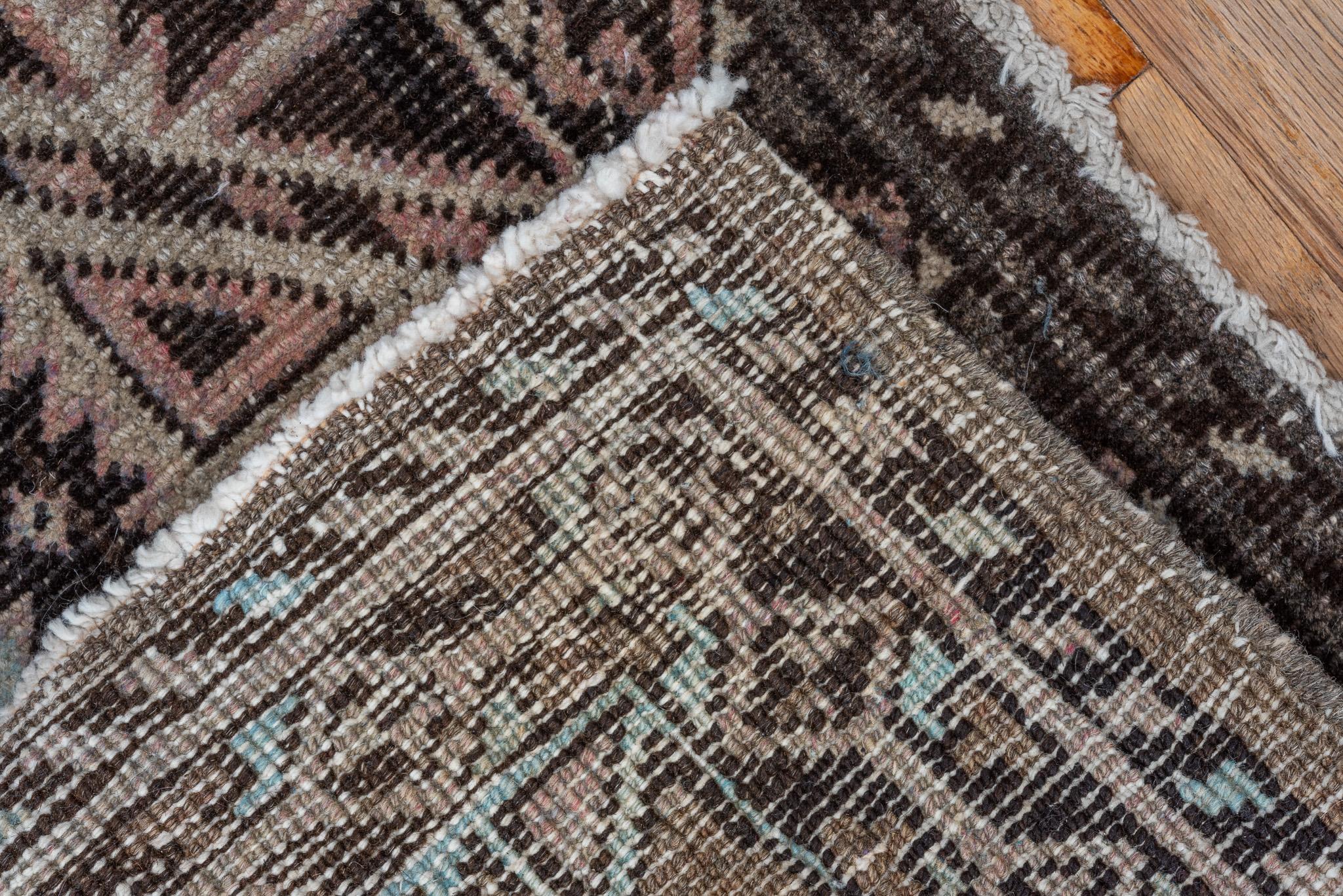 Micro Vintage-Läufer im Hamadan-Design, Vintage im Zustand „Hervorragend“ im Angebot in New York, NY