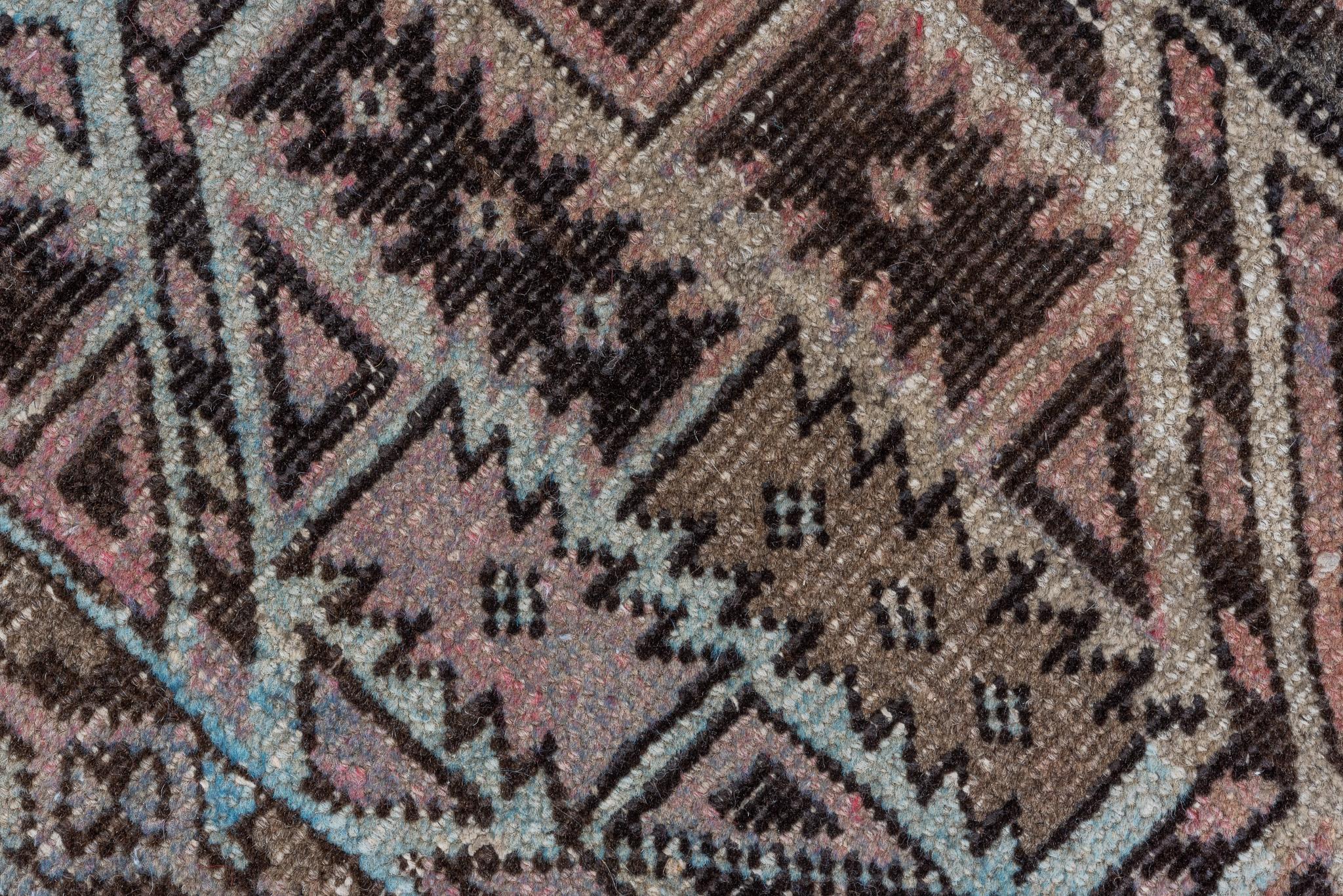 Micro Vintage-Läufer im Hamadan-Design, Vintage (20. Jahrhundert) im Angebot
