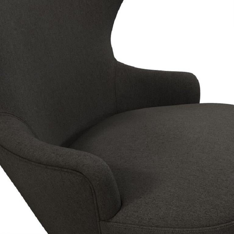 Modern Micro Wingback Chair Natural Leg Mollie Melton 0202