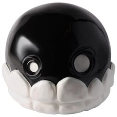 Microbo Ceramic Sculpture Model Skull by Superego Editions, Italy