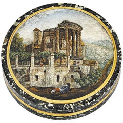 Micromosaic and Porphyry Snuff Box