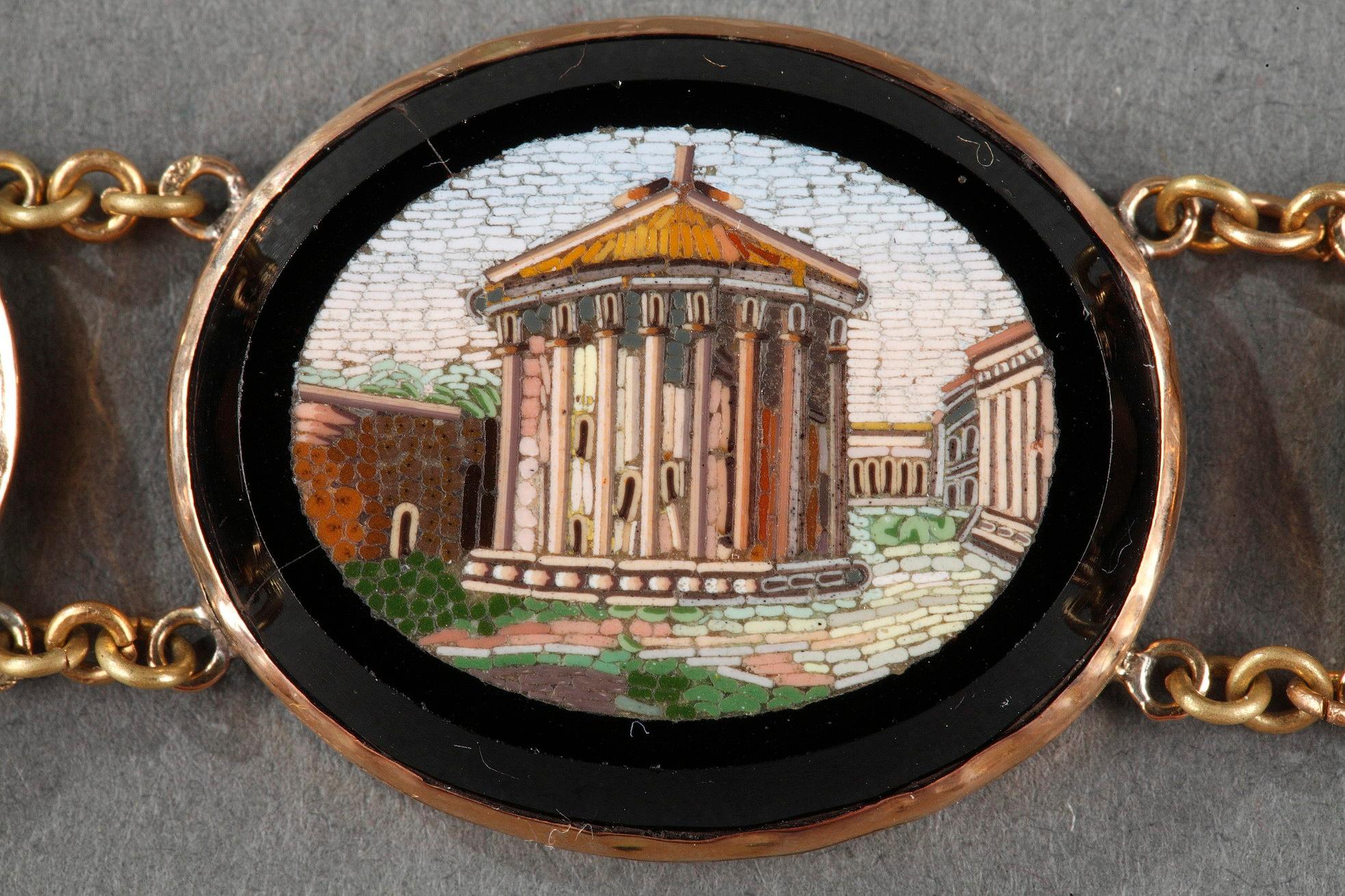 Micromosaic Bracelet, First Half of the 19th Century Work For Sale 4