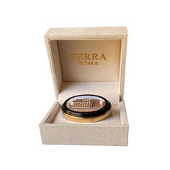 Micromosaic Brooch/Pendant 'Vatican Mosaic Studio-circa 1850' Depicting Pantheon