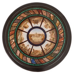Micromosaic Circular Table, Attributed to the Vatican Mosaic Workshop