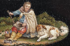 Micromosaic of Shepherd, Early 19th Century