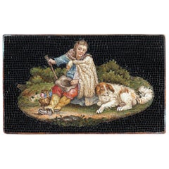 Micromosaic of Shepherd, Early 19th Century