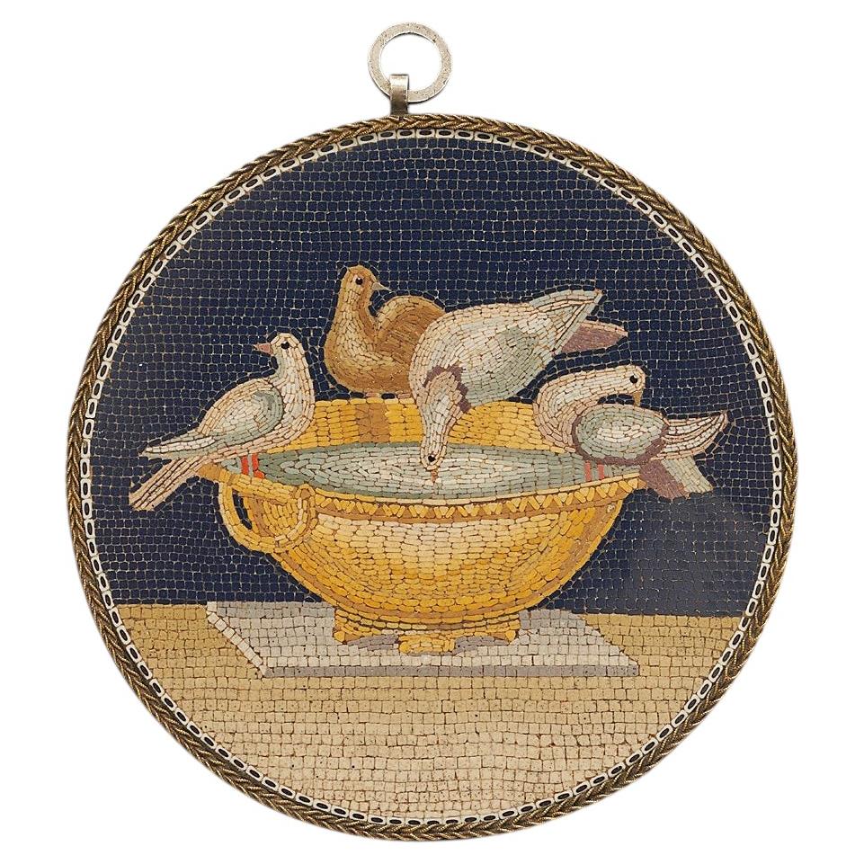 micromosaic of the dove of Pliny