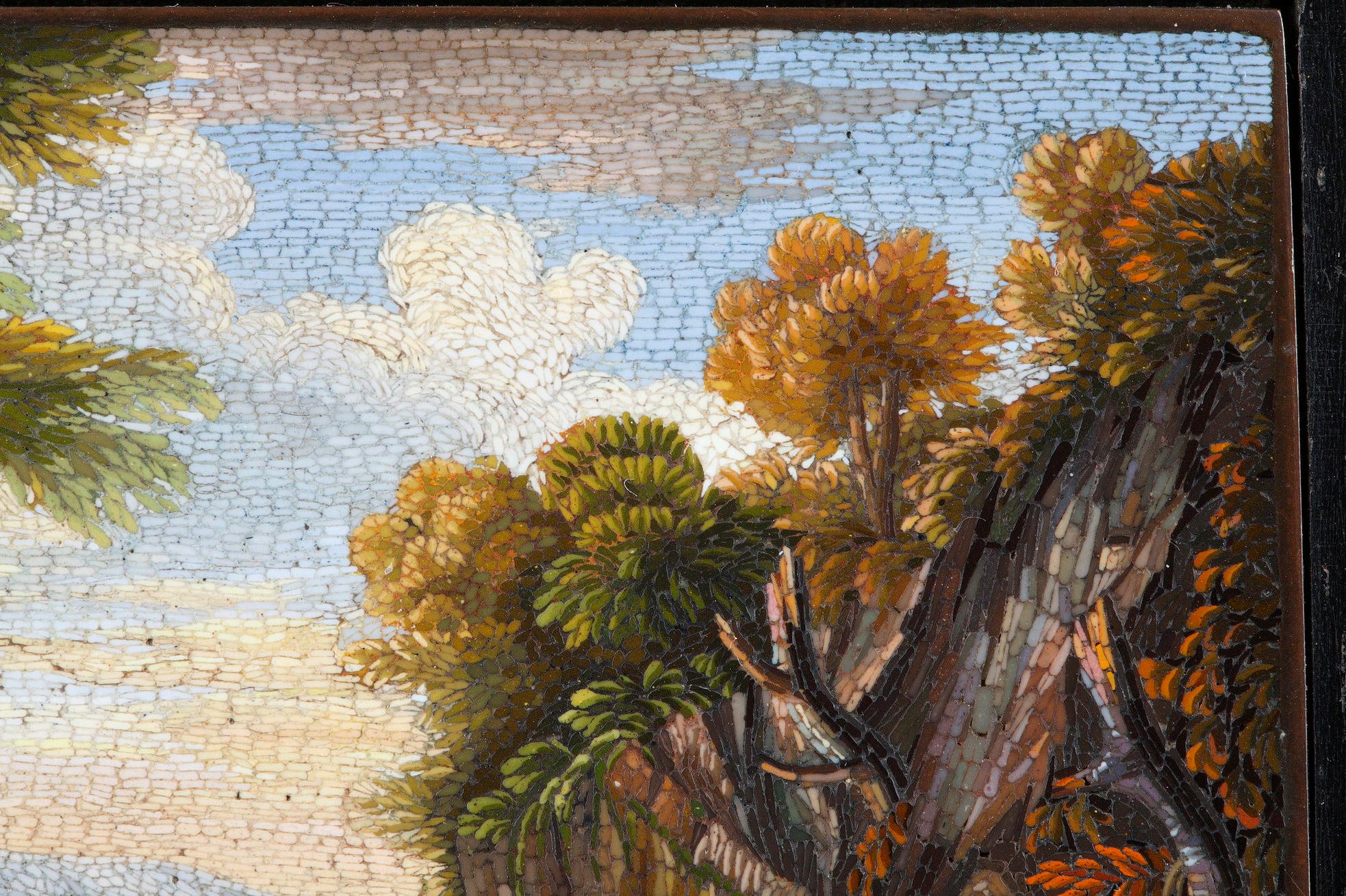 Micromosaic Plaque with River Landscape, circa 1820 4